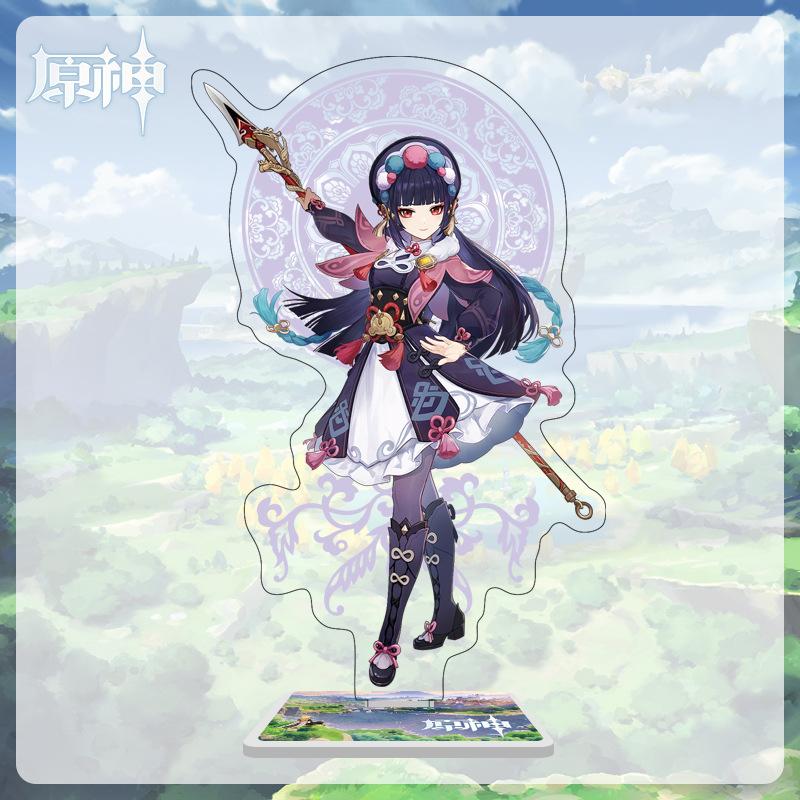 16cm Height  Acrylic Large Stand-up Display Featuring Characters From Mondstadt, Liyue, and Inazuma In Genshin Impact