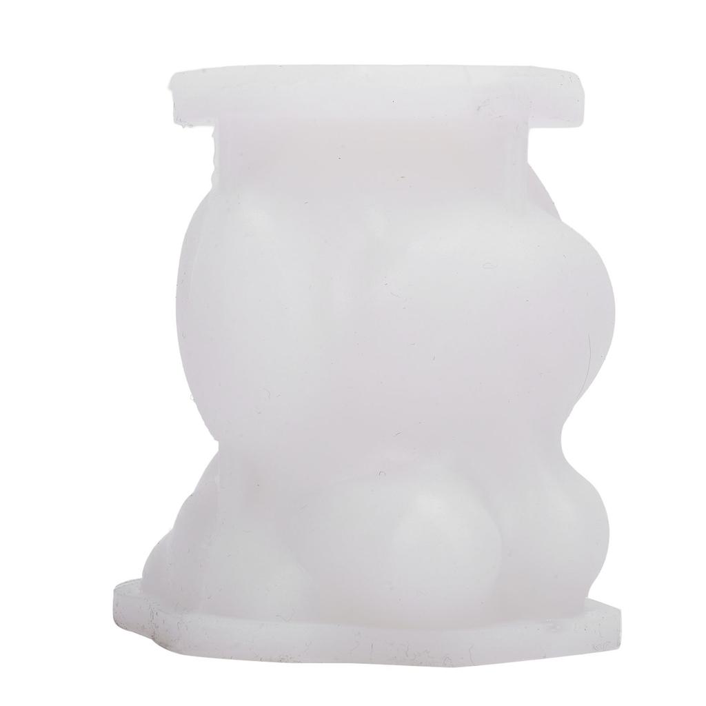 Silikonowa Forma do Lodu Kreskówkowy Wygląd Łatwe Wyjmowanie Wielofunkcyjna Silikonowa Forma do Świec DIY na Puszkę