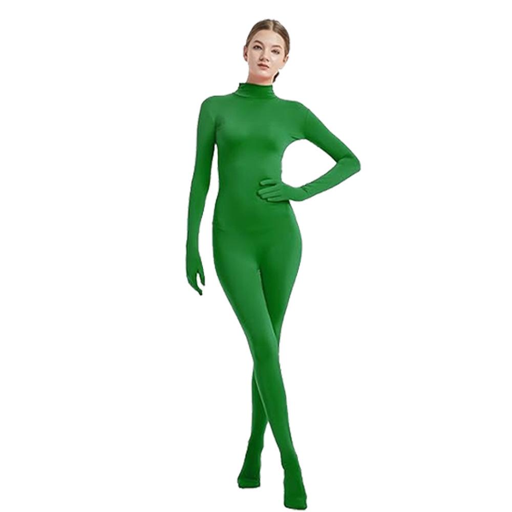 

Однотонное женское танцевальное трико с ногами - Модный сценический костюм Человека-паука 180