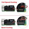 GeeekPi Fan Heasink Raspberry Pi 4, Pi Aluminum Heatsink Cooling Kit for Raspberry Pi 4B/3B/3B+ (B Plus)