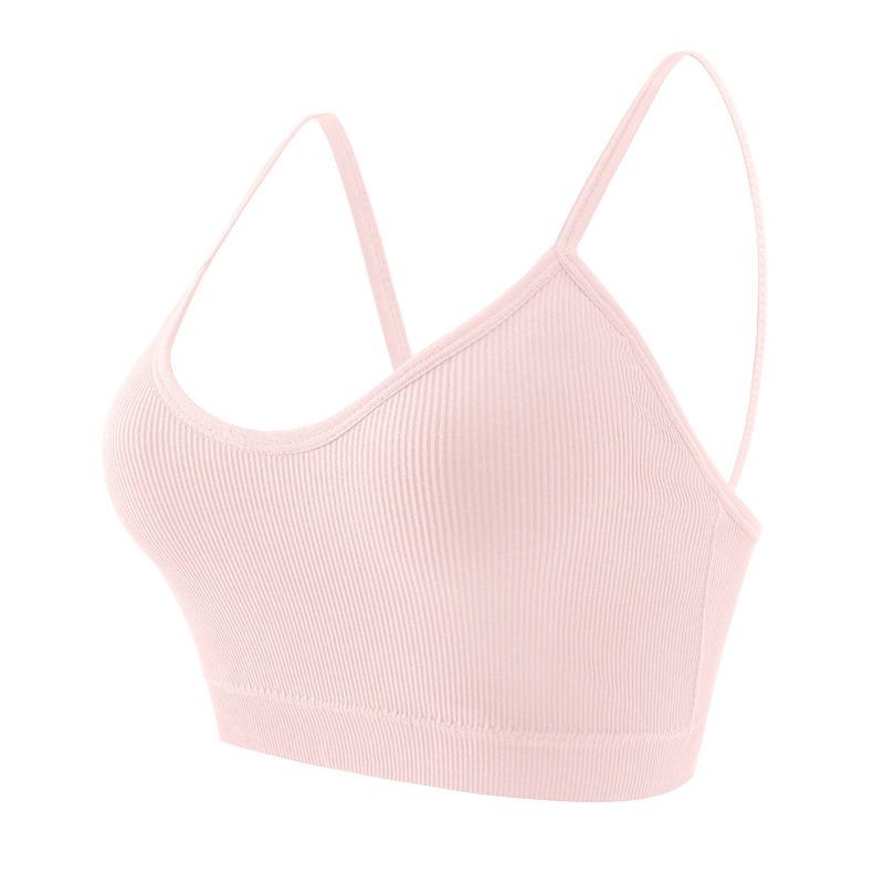 Plus Size Outerwear Integrated Camisole Sports Bra For Women Yoga Fitness