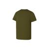 Puma Metallic Gold Logo Print Crew Neck T-Shirt Men Tops Green 673666-62