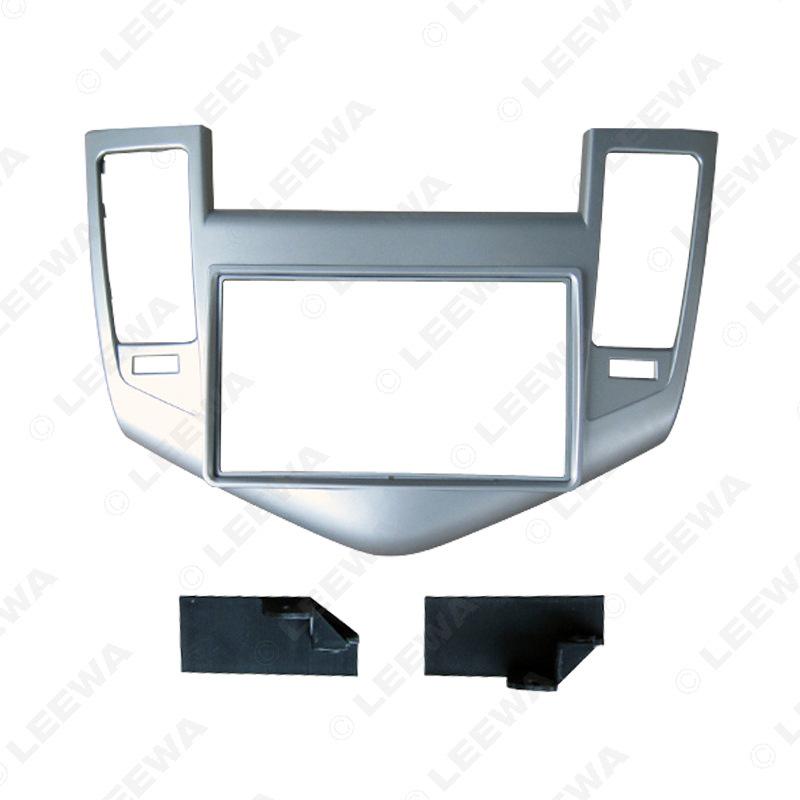 Chevrolet Cruze 2DIN Stereo Modification Frame (Black/Silver)