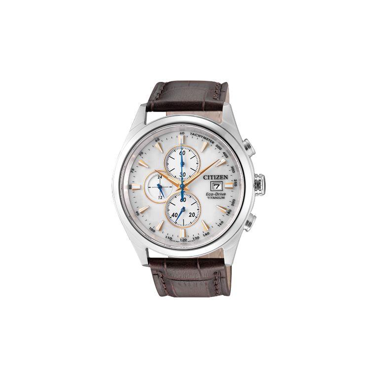 Citizen 100 Meters Water Resistant Eco-Drive Quartz Watch Men watches White CA0650-15A