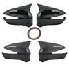 2 stuks Zijspiegelkappen Achteruitkijkspiegelkappen Trim Passend voor Honda Civic 8e 2006 2007 2008 2009 2010 2011 Koolstofvezelstijl