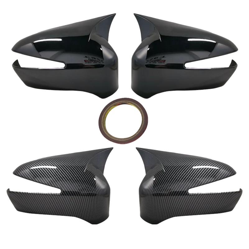 2 stuks Zijspiegelkappen Achteruitkijkspiegelkappen Trim Passend voor Honda Civic 8e 2006 2007 2008 2009 2010 2011 Koolstofvezelstijl