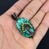 Tree Of Life Malachite Pendant,999 Copper Wire Wrapped Pendant Jewelry. Gift For Women Handmade Pendant Gemstone Jewelry