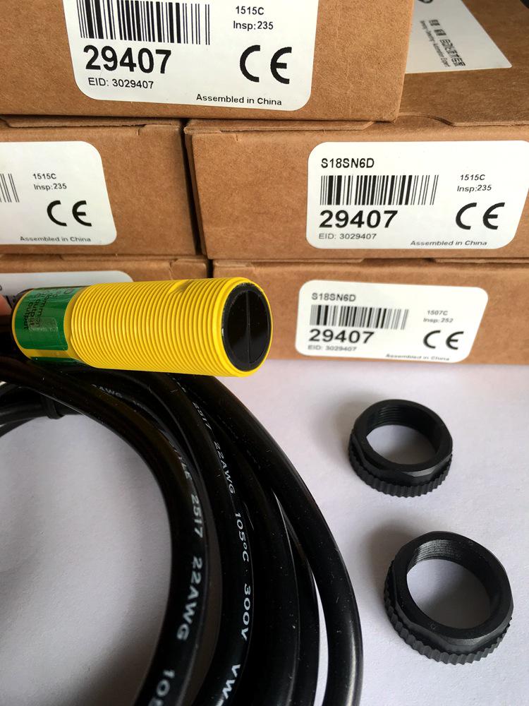 USA Photoelectric Switch: S18SN6D, S18SN6DL, S18SN6L, S18SP6DL Banner Series.
