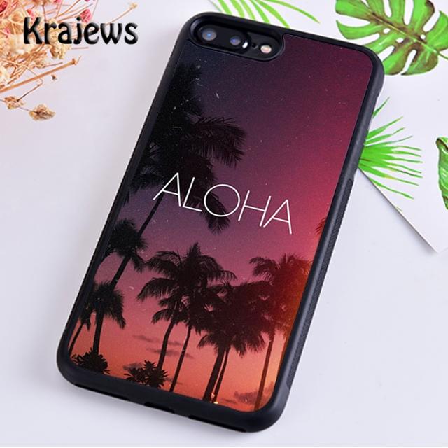Aloha Hawaii Hawaiian Beach Palms For iPhone 17 Air 16 Phone Case Cover 15 14 Plus 12 13 Pro Max Fundas