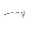 RUDYPROJECT Kelion Weiß Glänzend Impact X 2 Photochrome Laser Violette Linse 144mm Sonnenbrille, Gestell, Linse, SP857569-0000, Breite