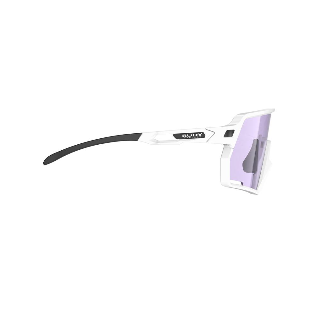 RUDYPROJECT Kelion Weiß Glänzend Impact X 2 Photochrome Laser Violette Linse 144mm Sonnenbrille, Gestell, Linse, SP857569-0000, Breite
