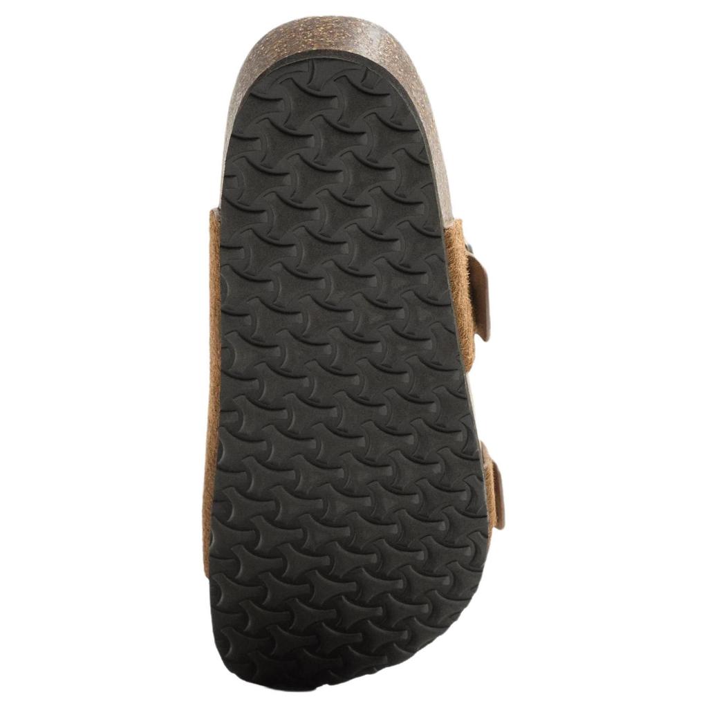 Zara Comfortable Versatile Fashion Non-Slip Slide Sandals Men Footwear Cognac-Brown 2723520