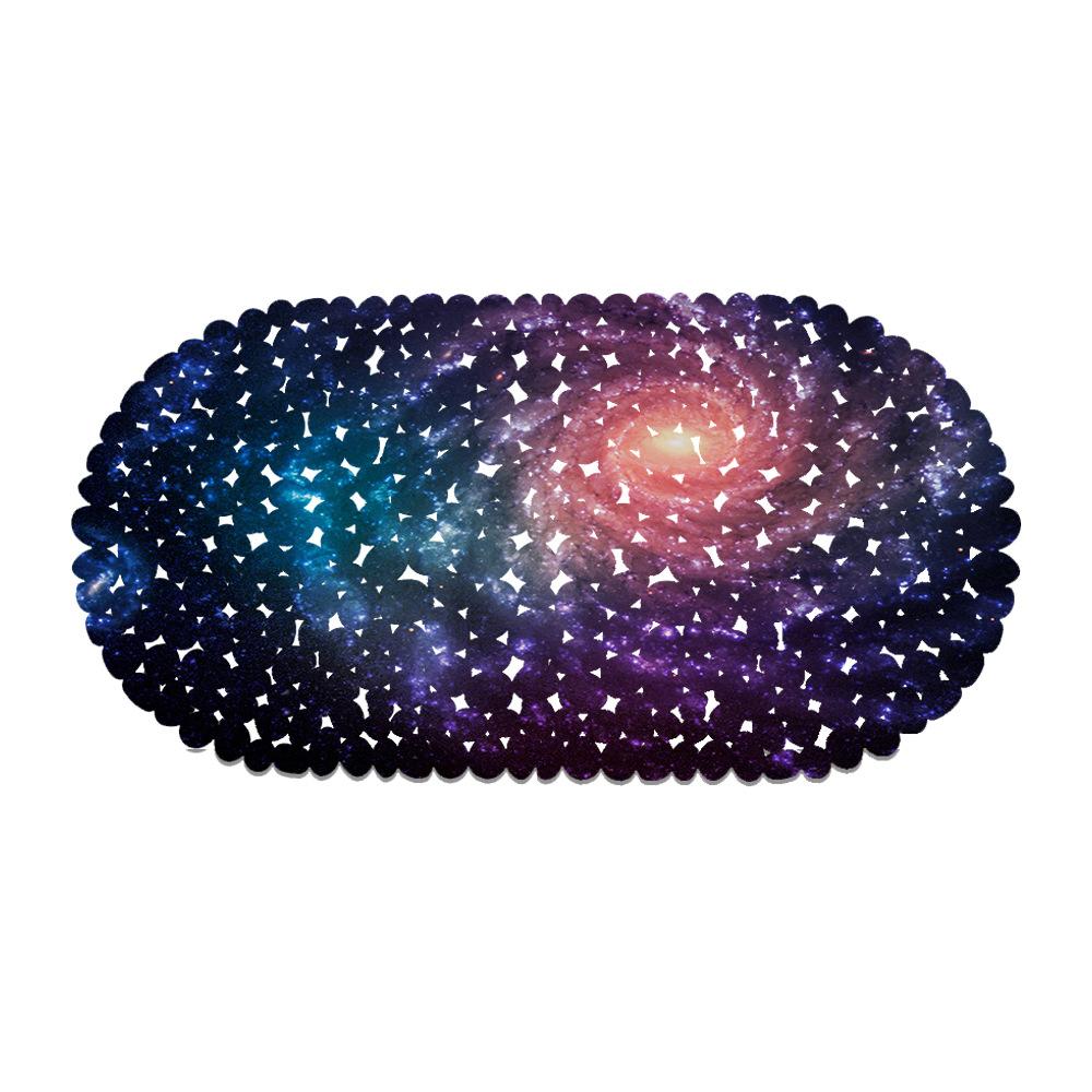 Beautiful Night Sky Picture Balcony Bathroom Mat Hydrophobic Non-Slip Door Mat Swimming Pool Public Places Non-Slip Floor Mat