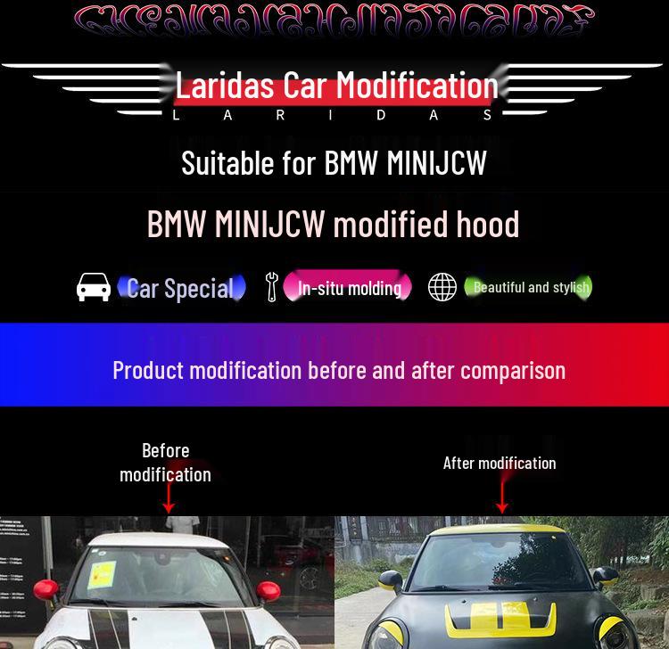 Carbon Fiber Hood for 14-23 MINI COOPER S JCW F55/F56/F57
