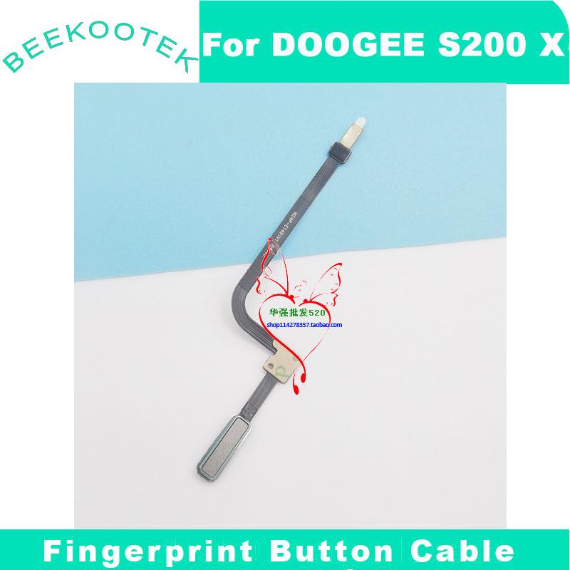 Nový originální DOOGEE S200 X S200 S200X Snímač otisků prstů Tlačítko Kabel flex FPC Příslušenství Pro chytrý telefon DOOGEE S200X