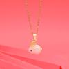 Little Jade Rabbit Necklace Women'S Premium Versatile Ethnic Style Hetian Jade Pendant Clavicle Chain Accessories