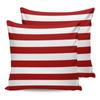 Navy Blue White Stripes Waterproof Pillow Cover Home Office Decoration Pillow Case Chair Sofa Cushion Cover