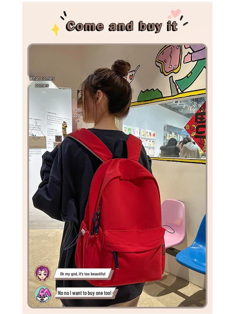 Korean-Style Large Capacity Backpack for Women & Students - Ideal for High School, University, or Commute