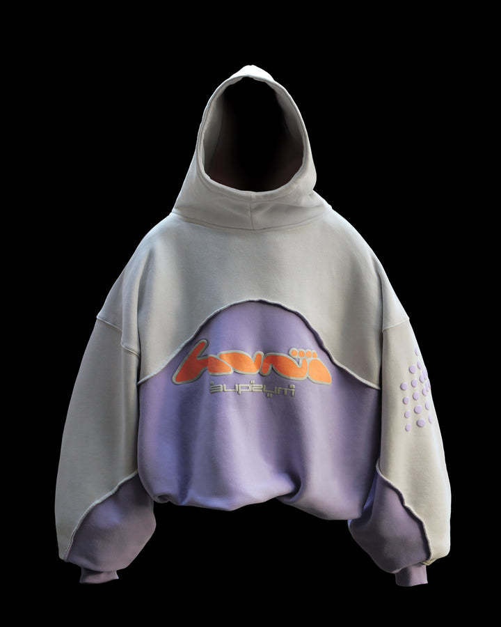 Unisex Y2K Harajuku Baggy Hoodie Letter Pattern Printed Splicing Sweatshirt Gothic Vintage Men Women Casual Loose Streetwear