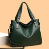 Women's Tote Bag Solid Color Shoulder Bag Large Capacity Middle-Aged Mother Bag