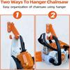 Chainsaw Hanger, 1 Pack Chainsaw Wall Mount, Heavy Duty Chainsaw Holder, Garage Organization Garage Storage  Organizer Mounted Chainsaw Rack
