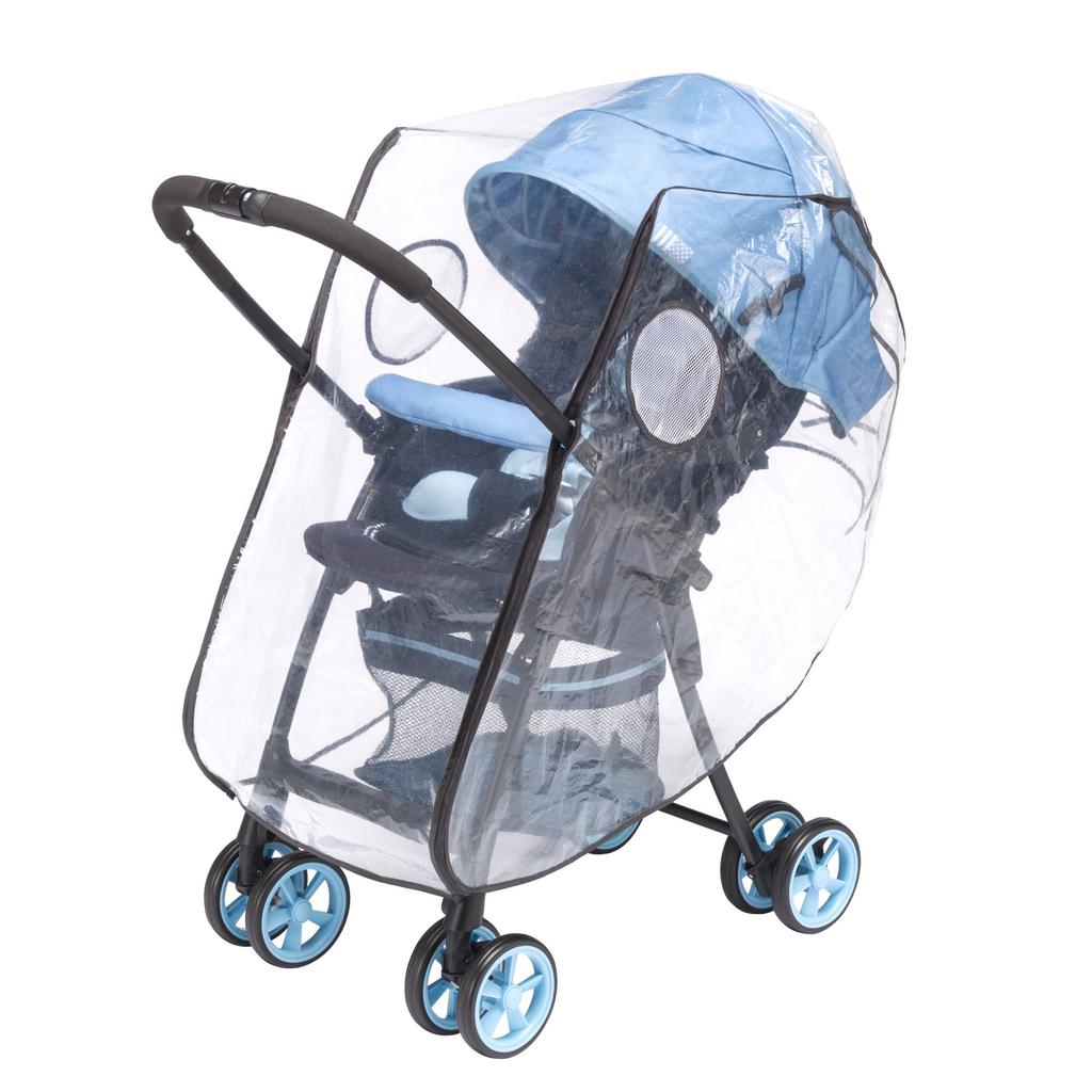 Campton Stroller Rain Universal Fit Front-Opening Cover, Standard, Double-Facing,