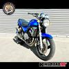 King Road 88 II Tuck Roll Blue Kawasaki/Barrios type/ZR250B seat/Anko cut/Synthetic leather/Sheet/Piping