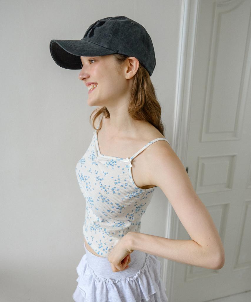 Leteoli Flower Ribbon Sleeveless_Blue