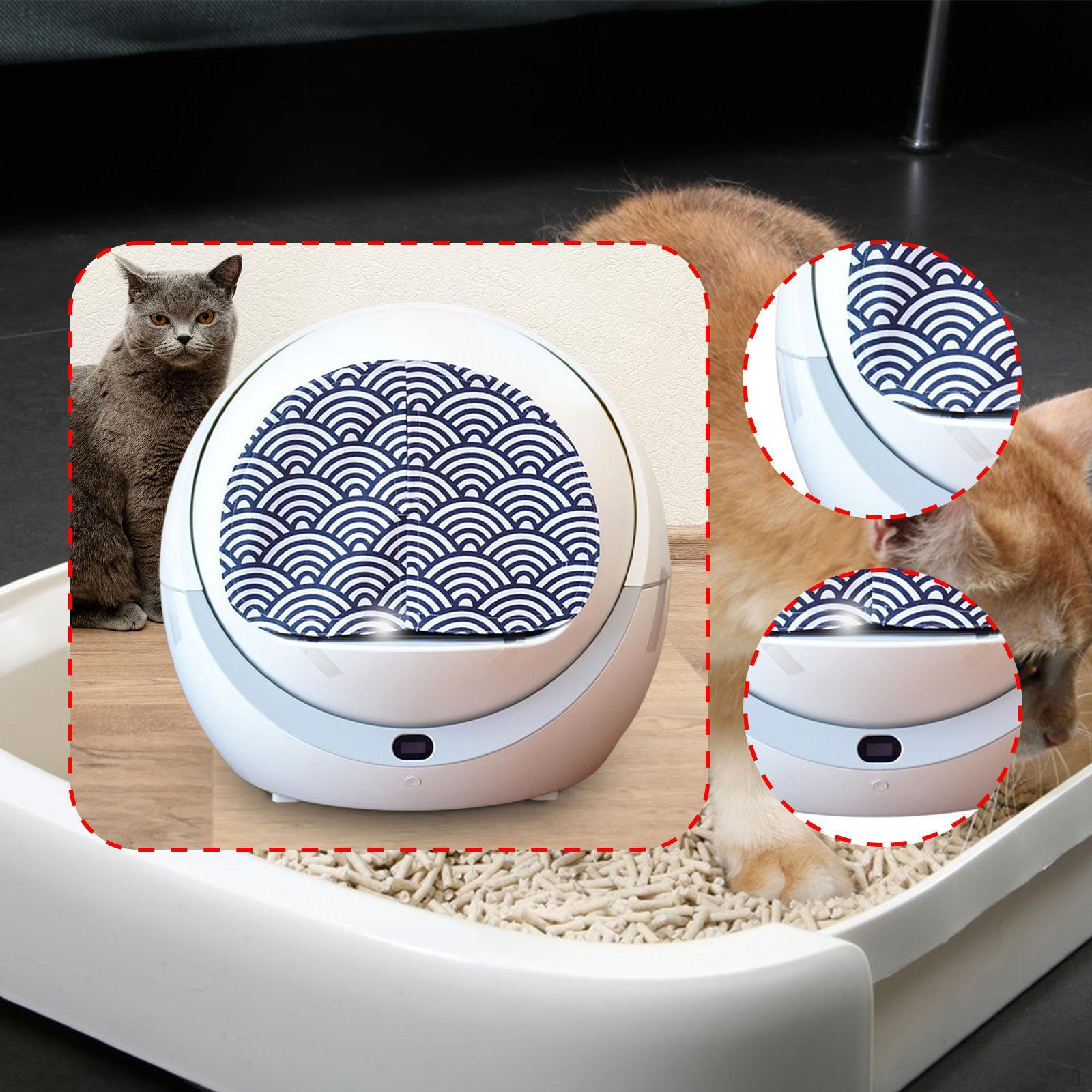 

Шторка для кошачьего лаза для дверцы лотка Wave pattern