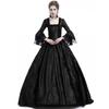 Wish Big Horn Sleeve Medieval Plus Size Dress Court Vintage Queen Long Dress Party Dress