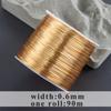 M997  Jewelry Accessories,pass REACH,nickel Free,copper Wire,18k Gold Plated,never Fade,one Roll/lot
