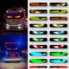 2PCS LED Light Eyes For Car Trailer Truck Windshield Wireless Adhesiveled LED Eye Screen Animated LED Eyes For Car That Blink