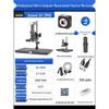 AOSVI Professional Digital USB Measuring Microscope
