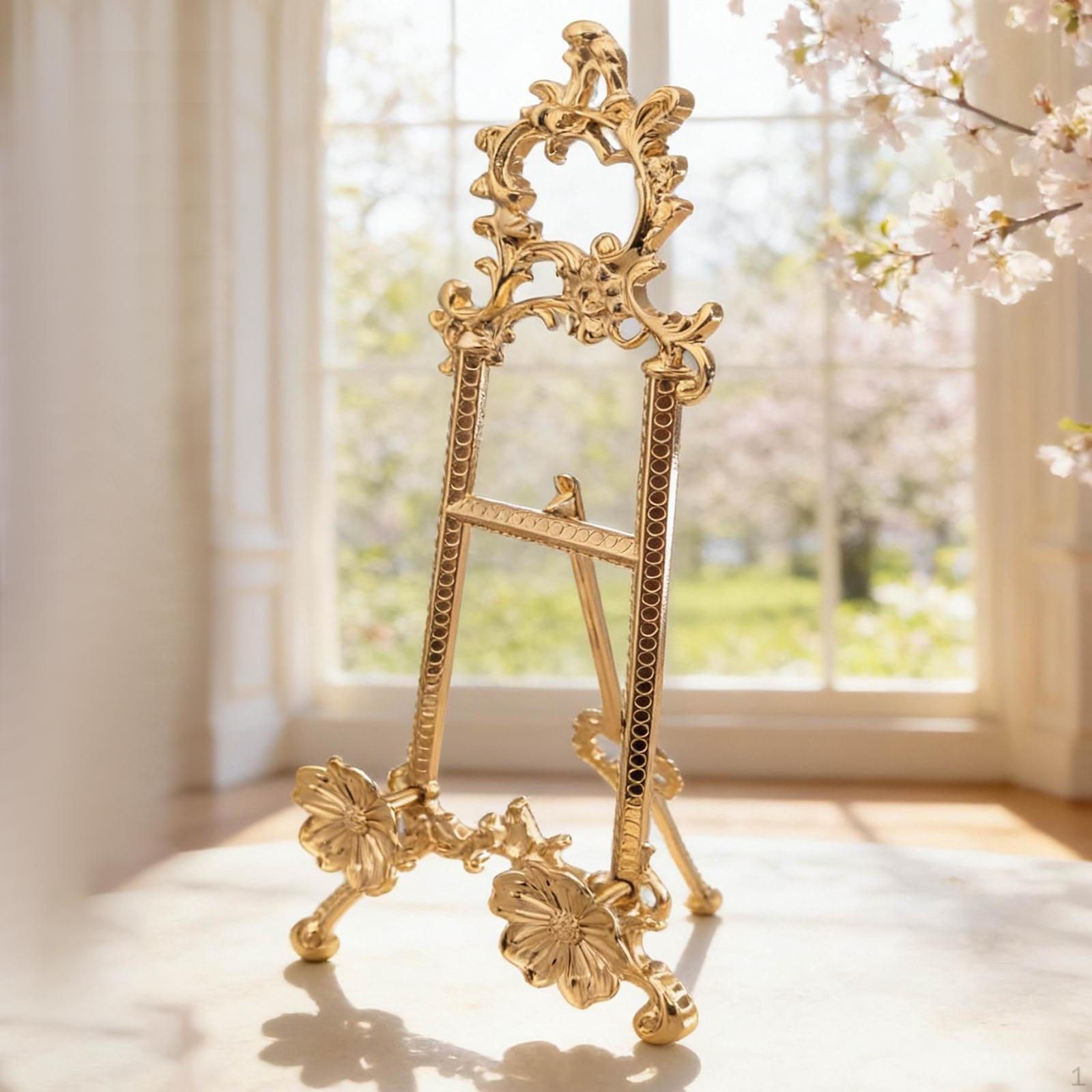 

Easel Stand, Art Display Modern, Home Decoration, Practical, Multipurpose, Metal, Stable