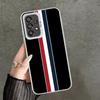 Luxury Sports Line Cool Stripe Soft Phone Case for Samsung A17 A16 A15 A14 A13 A57 A56 A55 A54 A53 A37 A36 A35 A34 A33 A26 A25 A