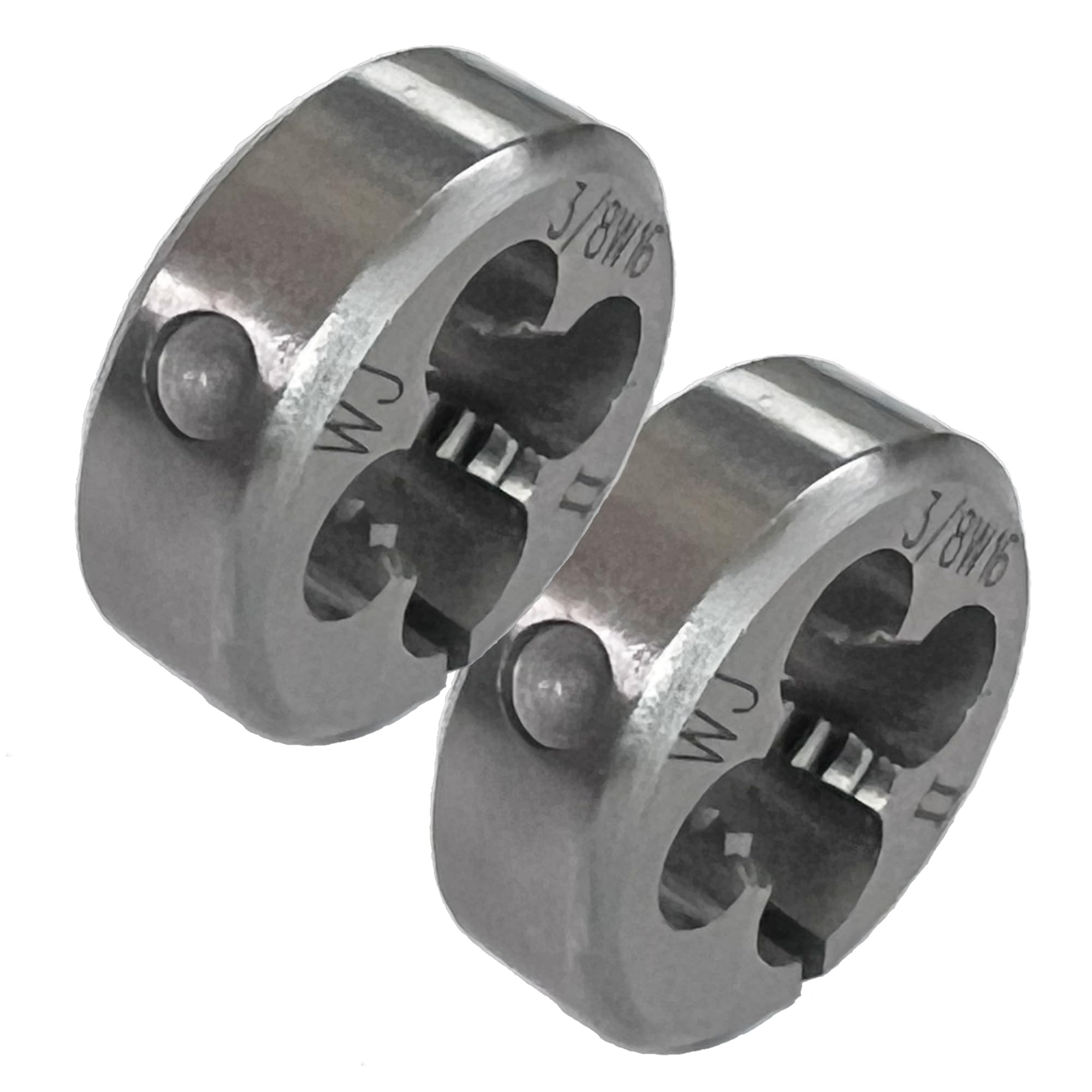 

[AO&S] Dedicated Die W3/8 (Set of 2) for Repairing and Deburring Threads After Thread Cutter