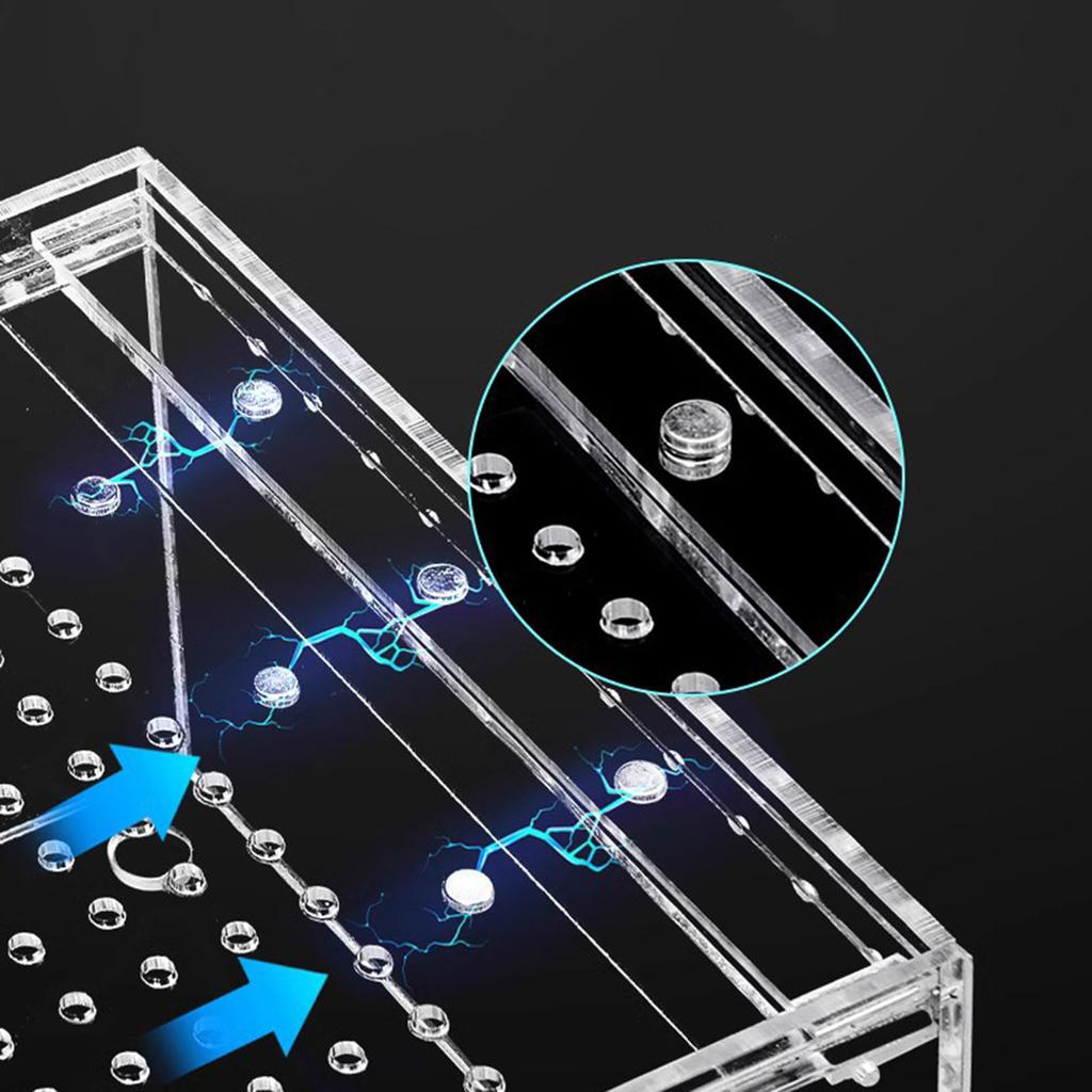 Reptil Habitat Terrarium Oppdrettsboks Akryl Insektfôringsboks Treledyr Tarantula Innhegning Scorpion Bearded