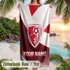 Beach Towel Brentford Football Print Custom Name Text Soft Towel for Swimming Pool
