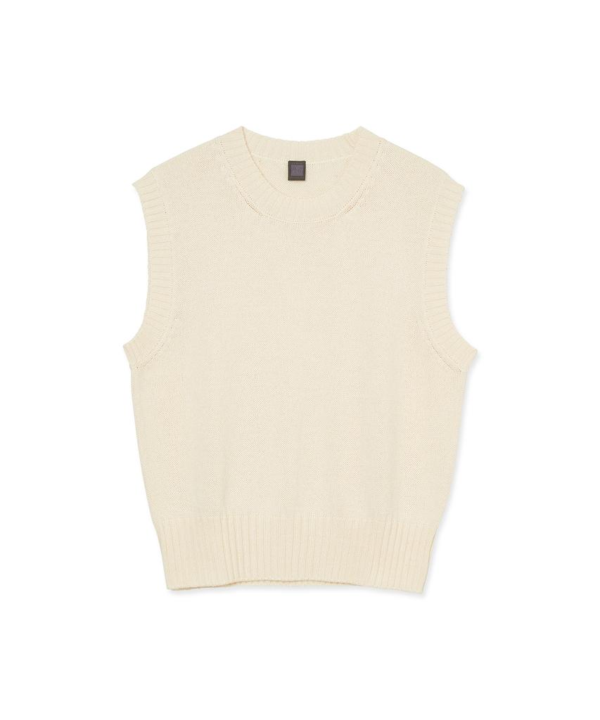 Iolo Women'S Round Vest_Ivory