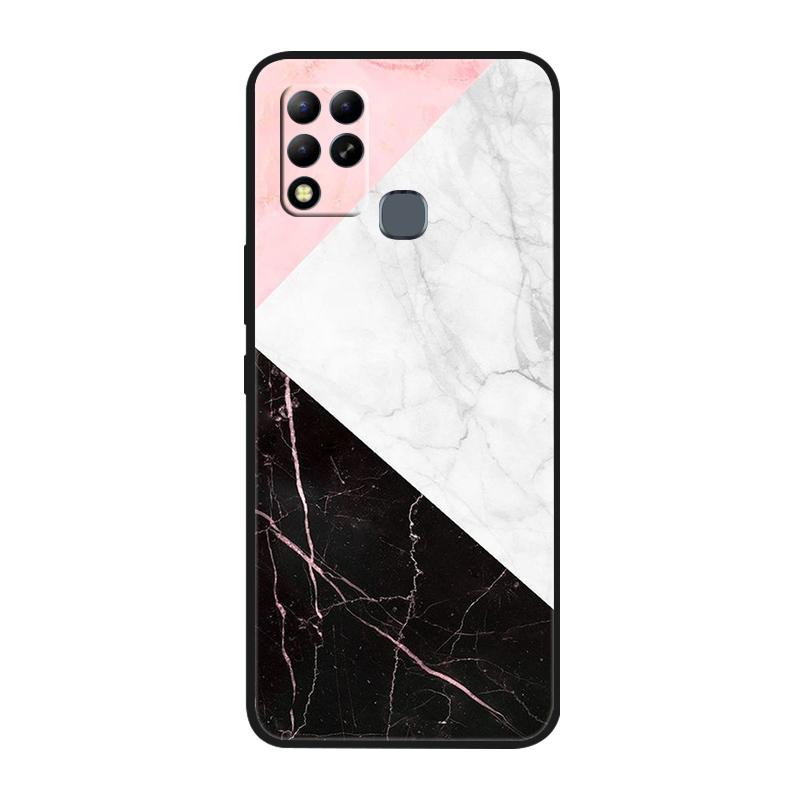 For Infinix Hot 11 G37 4G Case Covers TPU Black Silicone Cover for Infinix Hot11 G37 Protective X689F Soft G 37 Black Shells