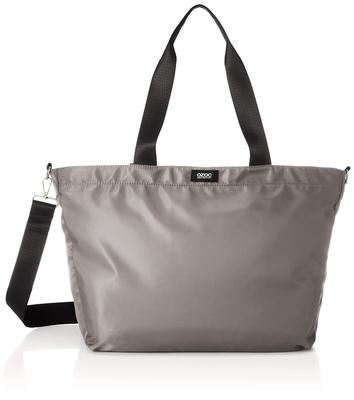 OZOC Soria 50267 Shoulder Tote Gray Women's Bag, Bag, 2-Way, Crossbody/Shoulder Bag, Water-Repellent Nylon,