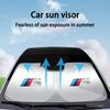 Zshqj9 Thicken Car Sun Visor Sunshade Strong UV Resistance Front Glass Sunscreen For BMW M M3 M5 X1 X3 X5 X6 E46 E39 E36 E60 Accessory