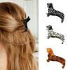 Stylish Acetate Dachshund Hair Clip Elegant Hairpin Fashion Accessory Costume Hairpiece For Women Girls