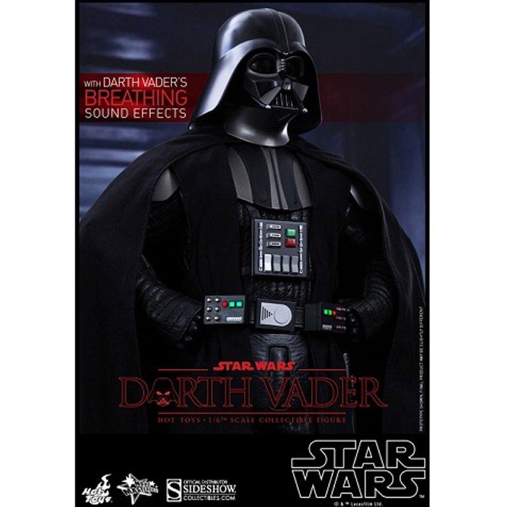 Movie Masterpiece Star Wars Episode A New Hope Darth Vader Scale Plastic Painted Movable Figure IV 1/6