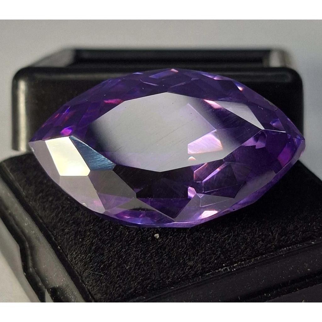 Marquise Cut Natural Purple Zircon 58-60 Ct Beautiful Certified Loose Gemstone