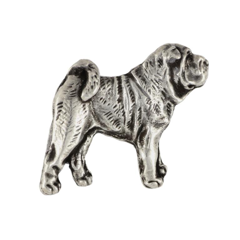 Shar Pei - Dog Brooch In a Gift Box, Elegant Pin, Lapel Pin for Art-Dog Brand Jacket