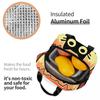 Cartoon Black Cat And Pumpkin Halloween Insulated Lunch Bag for Women Children Leakproof Food Boxes Thermal Lunch Box Tote