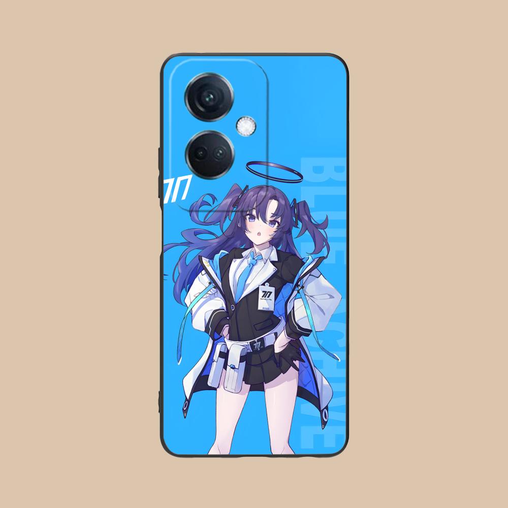 Blue Archive Yuuka Matte TPU Mobile Phone Case for OPPO Find X9 X8 X7 X6 X5 X3 X2 Plus s Pro Ultra Lite Colorful Printing Cover