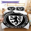 Eintracht Legacy Bedding Quilt Set Quilt Cover Pillowcase Home Decoration Birthday Gift (1 * duvet cover + 2 * pillowcase, without core)