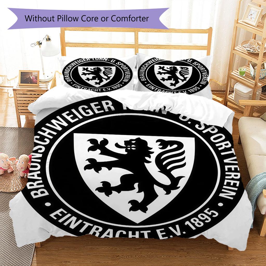 Eintracht Legacy Bedding Quilt Set Quilt Cover Pillowcase Home Decoration Birthday Gift (1 * duvet cover + 2 * pillowcase, without core)